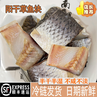 湖之香 阳干草鱼块不咸不淡风干草鱼块湖北半干糍粑鱼酒店半成品