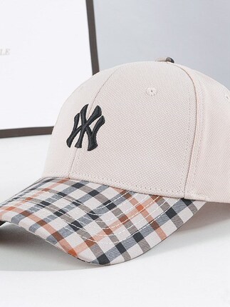 Summer brand white hat, colored breathable baseball cap, Korean style, sun protection