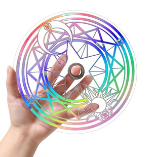 百变小樱魔法阵指尖库洛牌魔卡少女樱cos旋转卡牌直播转盘舞道具