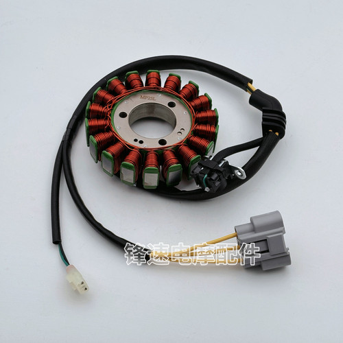 适用春风675SR 675NK磁电机线圈磁钢CF600-10/11磁电机定子转子
