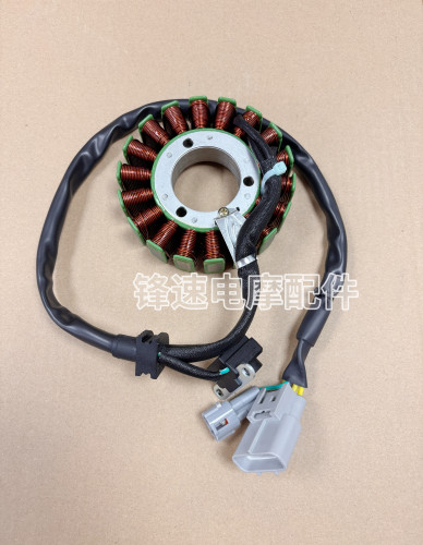 适用宗申TC380R 400GY-2  RZ3凯越400X磁电机发电机 RX3S线圈定子