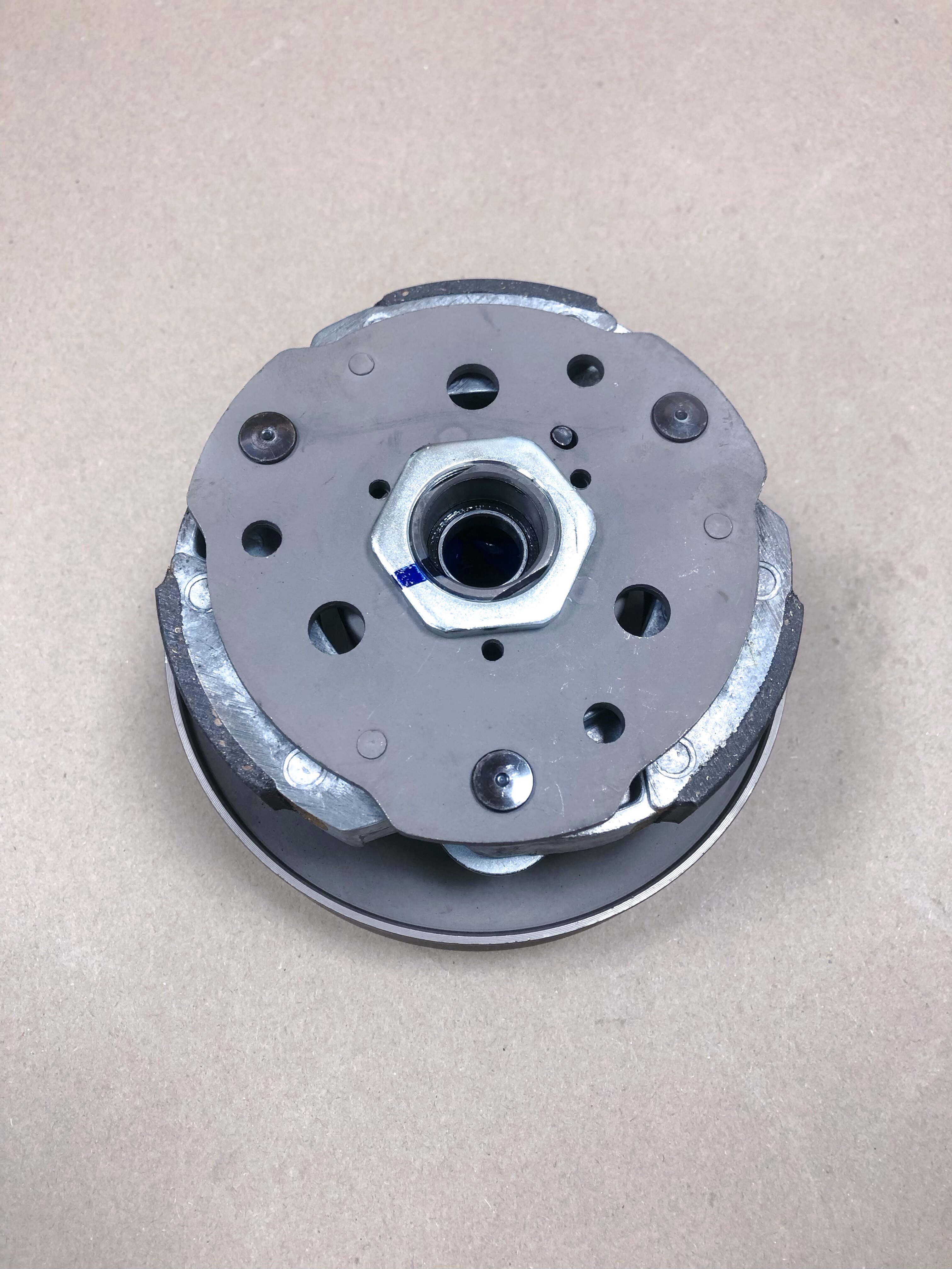 适用铃/木优友uu125t-2 uy125t后离合器皮带轮从动轮前驱动普利盘