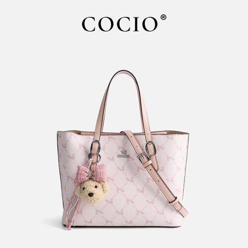 COCIO印花托特包大容量通勤