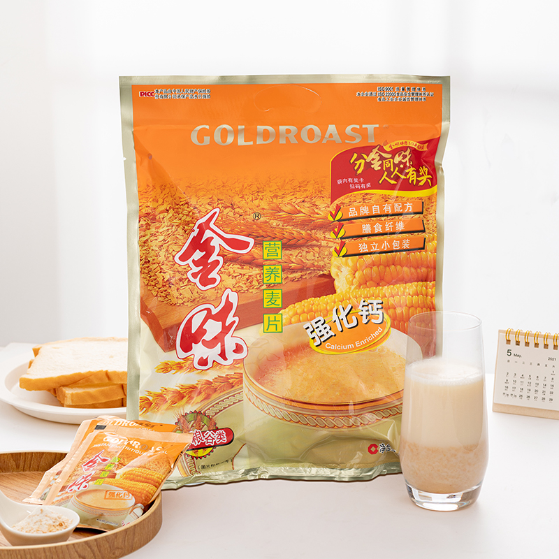 金味麦片强化钙加谷物即冲速溶