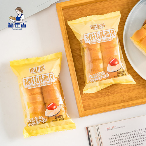 福佳香双料真棒红豆炼乳味面包