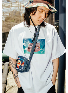 SAVAGE街头滑板品牌 ashtray 短袖T恤 白色