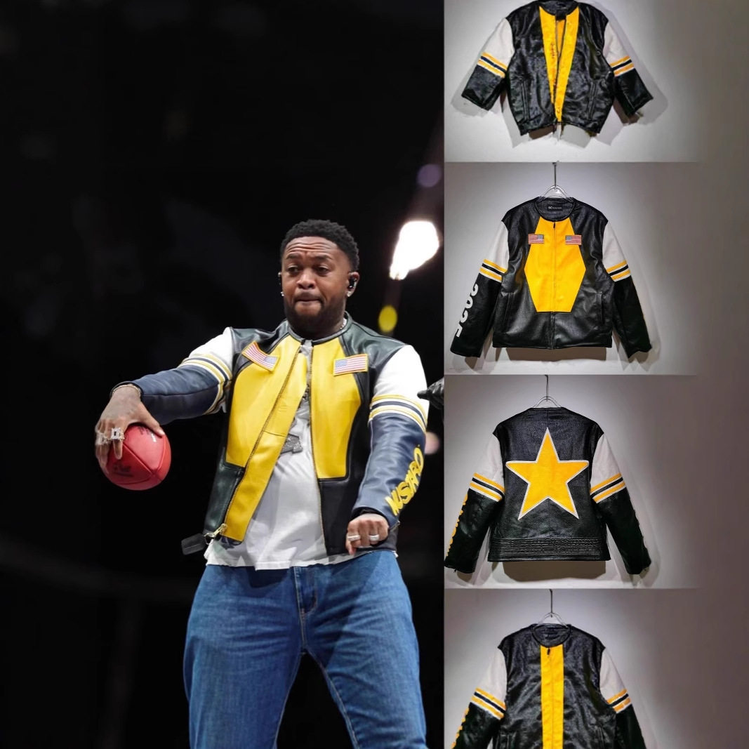 Kendrick Lamar英国嘻哈组合第59届碗中场秀表演穿搭同款街头