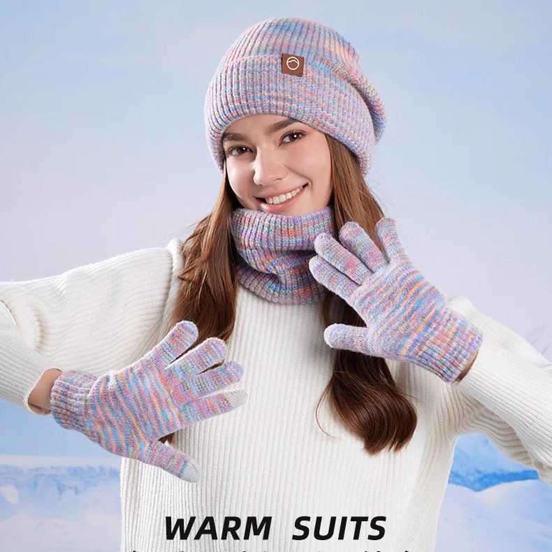 冬季帽子围脖手套三件套加绒保暖针织毛线帽女户外防寒护耳套,服饰配件/皮带/帽子/围巾,帽子,淘宝优惠券,粉丝福利购,淘宝优惠卷