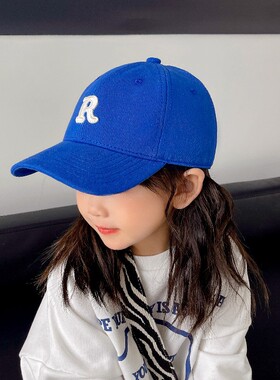 儿童帽子春夏秋季薄款韩版女童遮阳防晒棒球帽男孩透气字母鸭舌帽