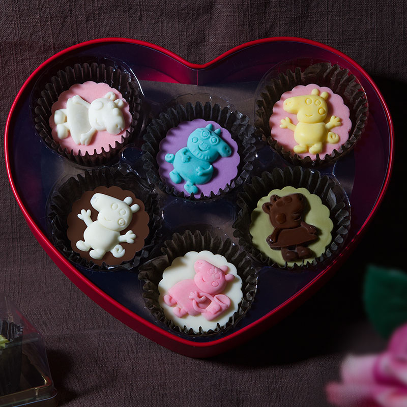 中秋节手工巧克力铁盒装礼物月饼