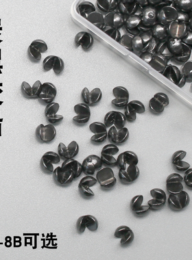 矶钓咬铅炭黑开口铅坠溪流铅豆垂钓夹铅钓鱼微铅配件筏钓包胶咬铅