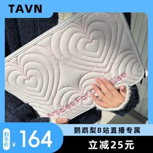 【鹦鹉梨专属】TAVN《Daily Laptop Bag》刺绣波浪绗缝设计笔记本内胆电脑包 3款