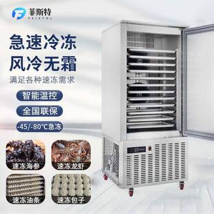 低温速冻柜商用急冻风冷快速冻机海参生胚饺子包子-45度冷冻冰柜