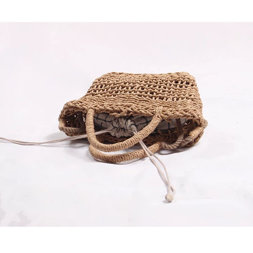 Модная соломенная барсетка, сумка на одно плечо, пляжная небольшая сумка, коллекция 2023, в корейском стиле