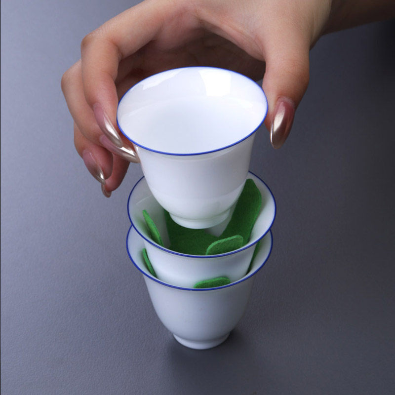 毛毡茶托主人杯垫茶杯隔片旅行茶具品杯收纳防磕碰垫子防刮擦垫子,餐饮具,茶道/零配,淘宝优惠券,粉丝福利购,淘宝优惠卷