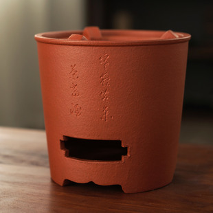 潮州功夫茶炉围炉煮茶红泥炉炭炉煮茶炉中式烧水酒精炭两用炉茶具