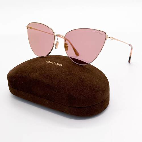 TOMFORD汤姆福特ANAIS 02 TF1005 28Z女太阳眼镜墨镜FT1005金棕色