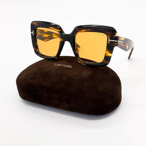 TOMFORD汤姆福特TF1157 52E太阳眼镜墨镜FT1157女棕色眼镜