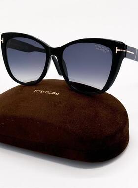 TOMFORD汤姆福特NORA TF937 01D偏光女太阳眼镜墨镜FT0937黑灰色