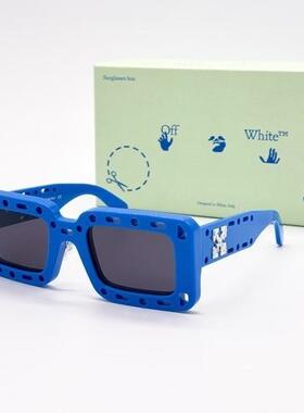 OffWhite Atlantic大西洋507蓝色太阳眼镜墨镜方形OERI025 4507女
