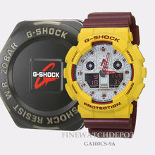 CASIO卡西欧G Shock男士 黄色数字手表GA100CS 9A