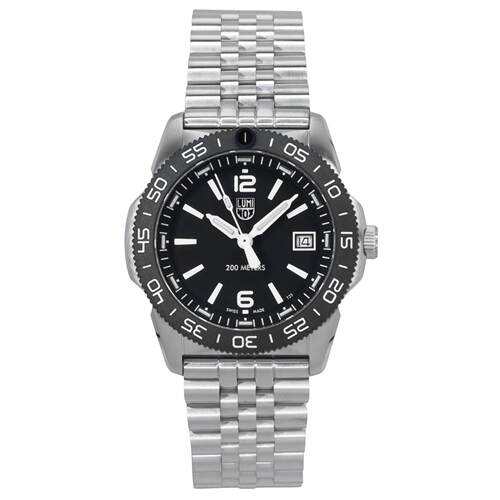 Luminox Pacific潜水Ripple不锈钢石英XS3122M1 200M男士手表