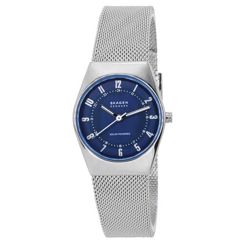 Skagen Grenen Lille太阳能蓝色表盘休闲SKW3080女士女士手表
