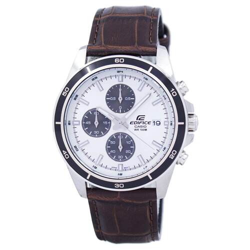 CASIO卡西欧EDIFICE Stopwatch皮表带石英EFR 526L 7AV男士