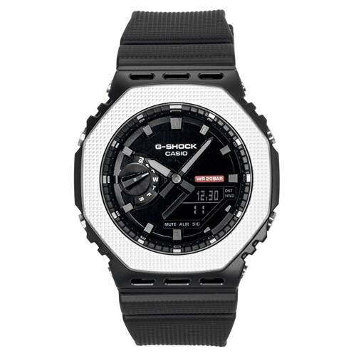 CASIO卡西欧G Shock数字的黑色表盘石英运动GM 2100BM 1A男士手表