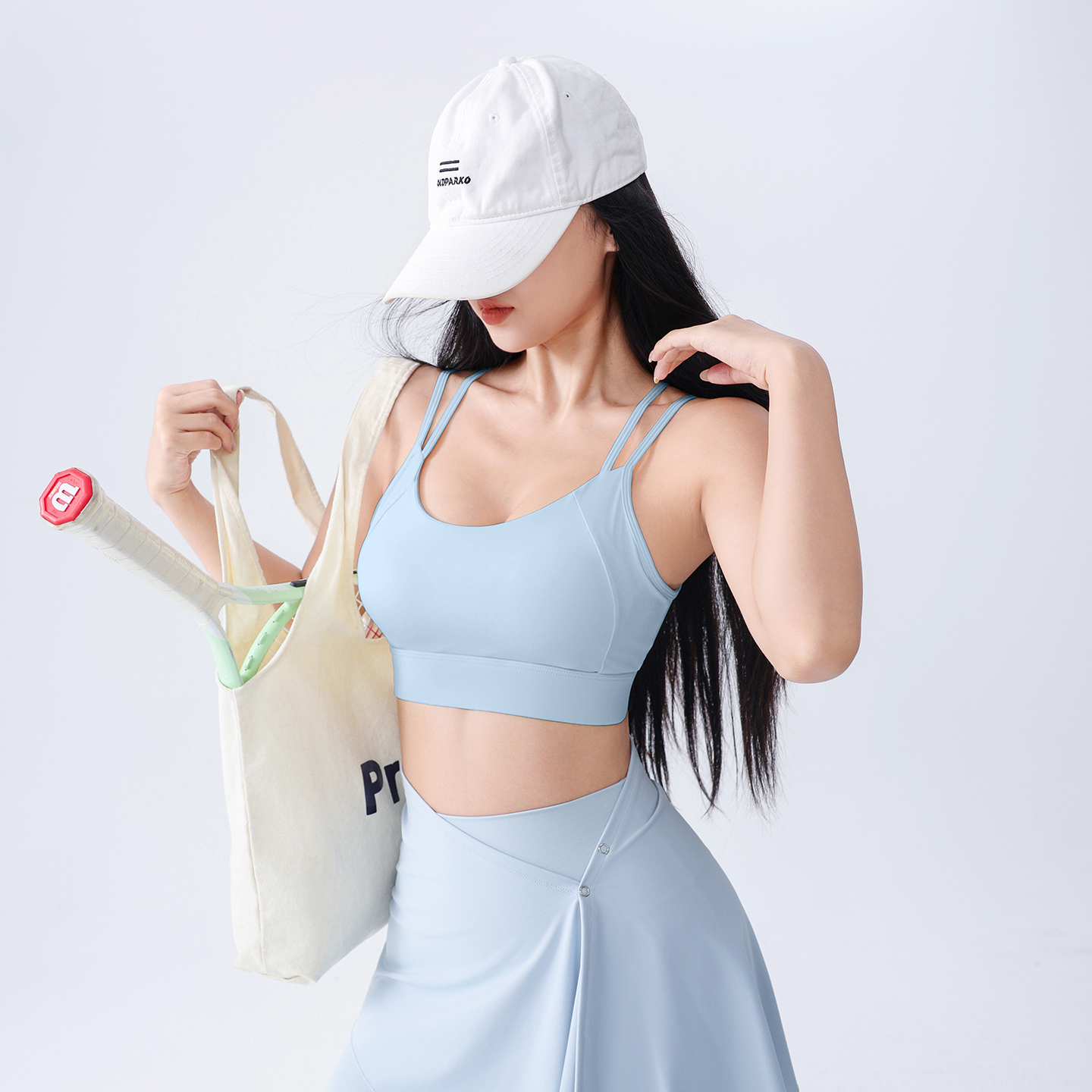 运动内衣女防震外穿跑步训练健身美背一体式背心瑜伽服上衣文胸