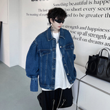 网红小众高级感牛仔外套男女宽松韩版复古夹克ins上衣H1997P125，男装夹克，星座1114（原A254）