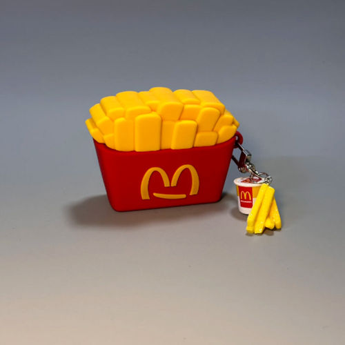 麦当劳薯条适用OPPO Enco Air5 Pro保护套Free4蓝牙耳机壳Air3保护壳R2盒子OPPOAir4无线Free2防摔创意