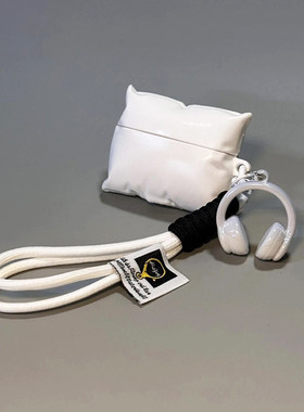 创意枕头适用华为freeclip2保护套freebuds 7i/6i蓝牙耳机壳pro5/pro4保护壳se4anc盒se3/se2高级4e无线6代新