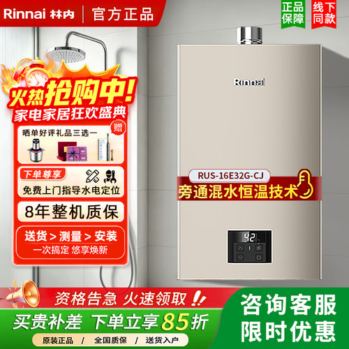 林内室内强排智能恒温进口芯片16