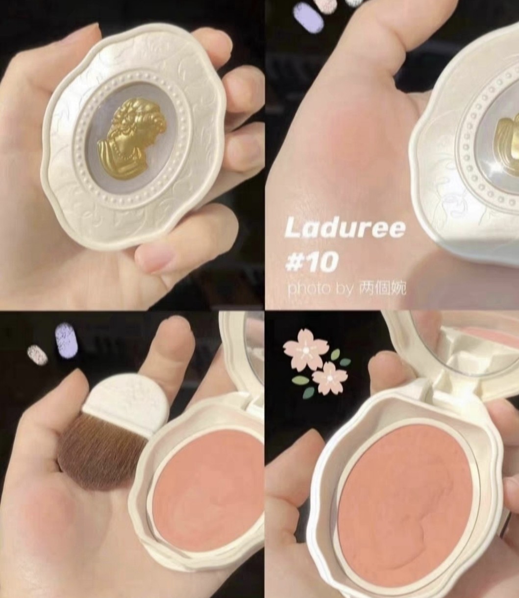 捡漏价 现货正品日本 l a d u r e e 拉杜丽浮雕腮红修容提亮绝版