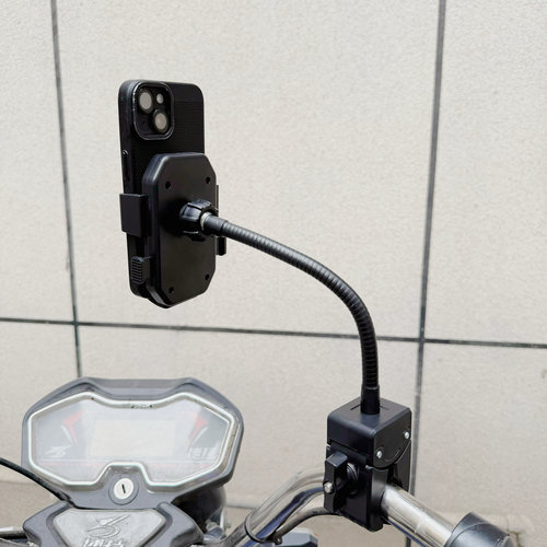 加粗钳夹圆管固定手机夹软管手机支架车把手机架垂钓支夹轮椅户外