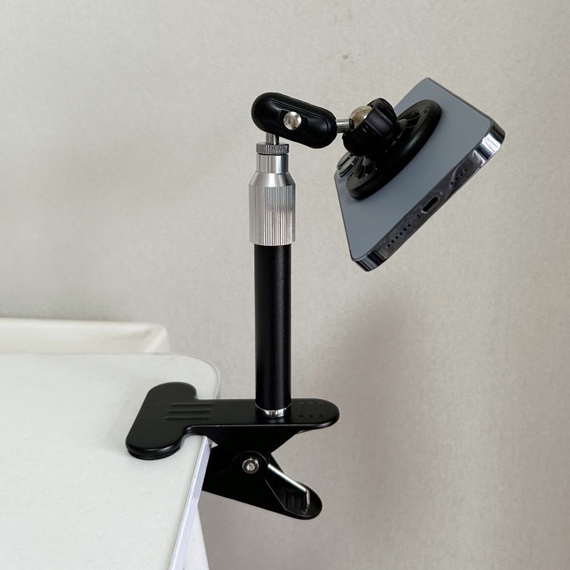 极摄家大力夹桌面伸缩手机支架
