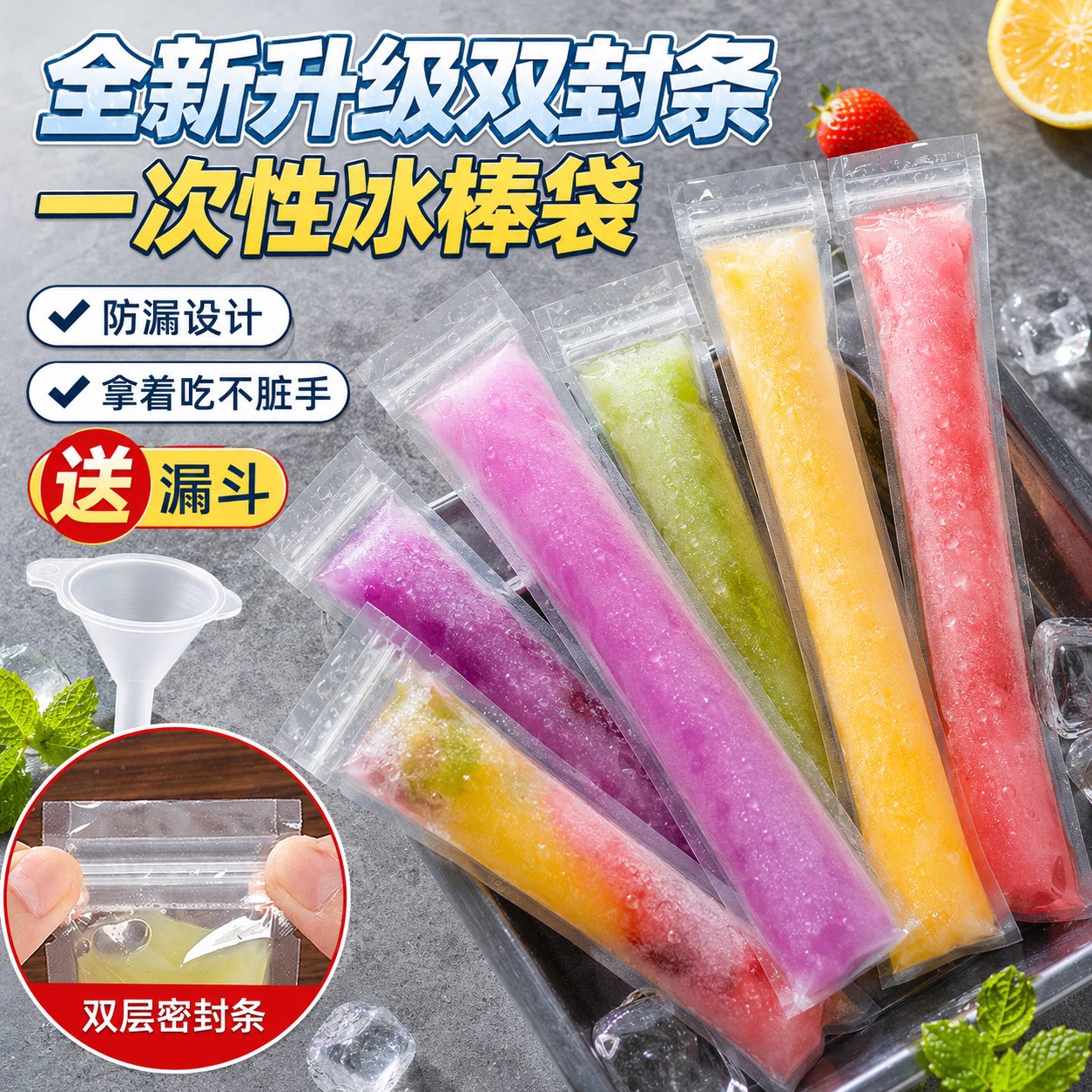 食品级无毒一次性棒棒冰模具