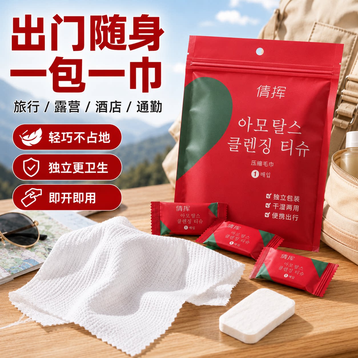 一次性压缩洗脸巾加厚加大洁面巾