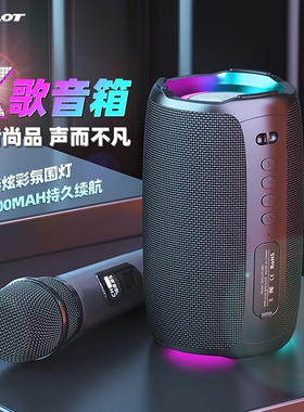 ZEALOT/狂热者 S61蓝牙音响户外音箱k歌低音炮唱歌庭KTV麦克风话