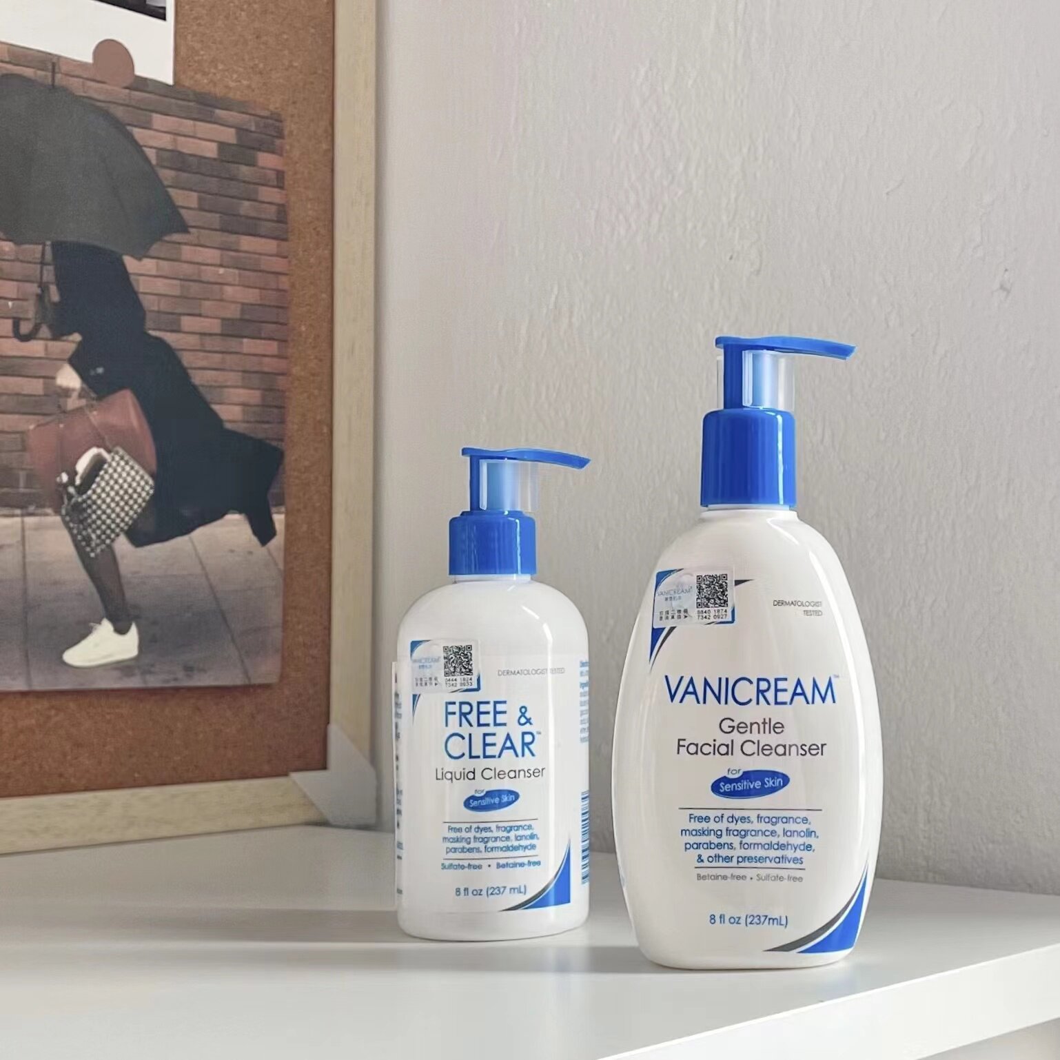 【义乌仓】vanicream薇霓肌本氨基酸洗面奶/洁面干皮款237ml 宿星