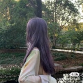 宿星 纯植物自助染色奶茶色7k亚麻6a 保税 爱茉莉泡沫染发剂