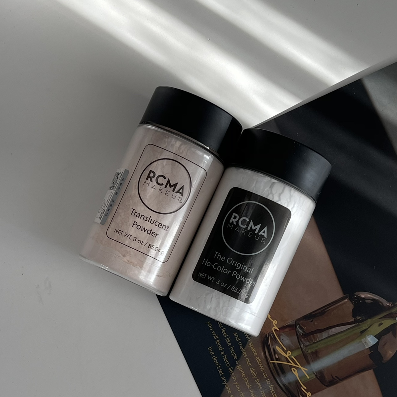 【保税】rcma散粉无色透明控油蜜粉 胡椒粉控油持久 宿星