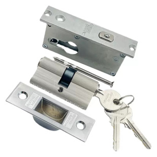 多玛EP地锁有框门中间锁地弹簧门五金配件原装现货带锁芯DORMA