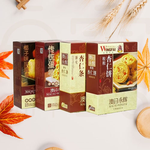 澳门特产永辉手信杏仁饼杏仁糖凤凰卷传统蛋卷礼盒糕点下午茶点心