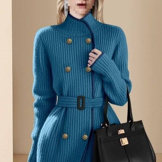 超好看小香风毛衣外套女冬季新款轻奢气质别致收腰针织开衫潮