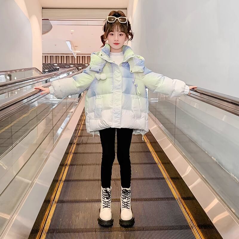 女童羽绒棉服2025年冬装新款儿童冬季加厚棉衣女孩大童装棉袄洋气