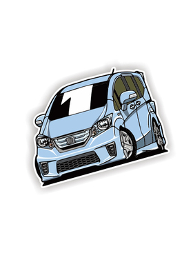 适用于HONDA freed freedhybrid GB3GP3支持定制汽车反光贴纸7675