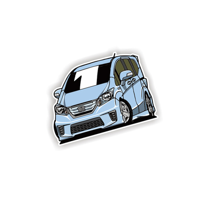 适用于HONDA freed freedhybrid GB3GP3支持定制汽车反光贴纸7675