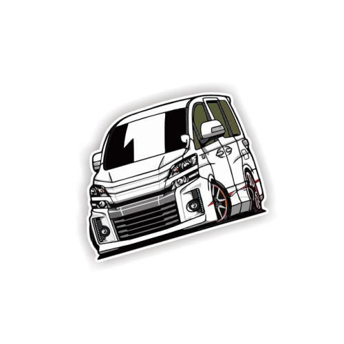 适用于丰田TOYOTA#GR#vellfire#20系定制汽车反光贴纸 7684